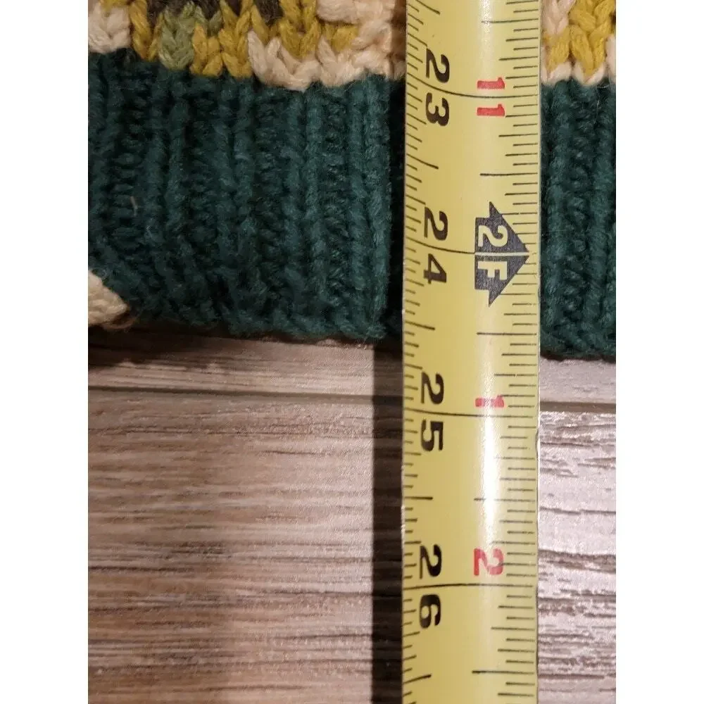 VTG Cardigan Bay Christmas Sweater 1X Cardigan‎ Hand-Knitted